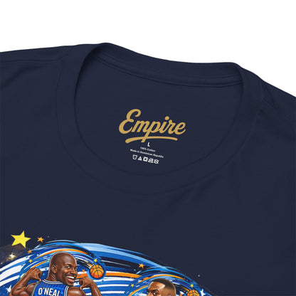 Orlando Magic Basketball Tee — Shaq & Penny Retro Cartoon Design