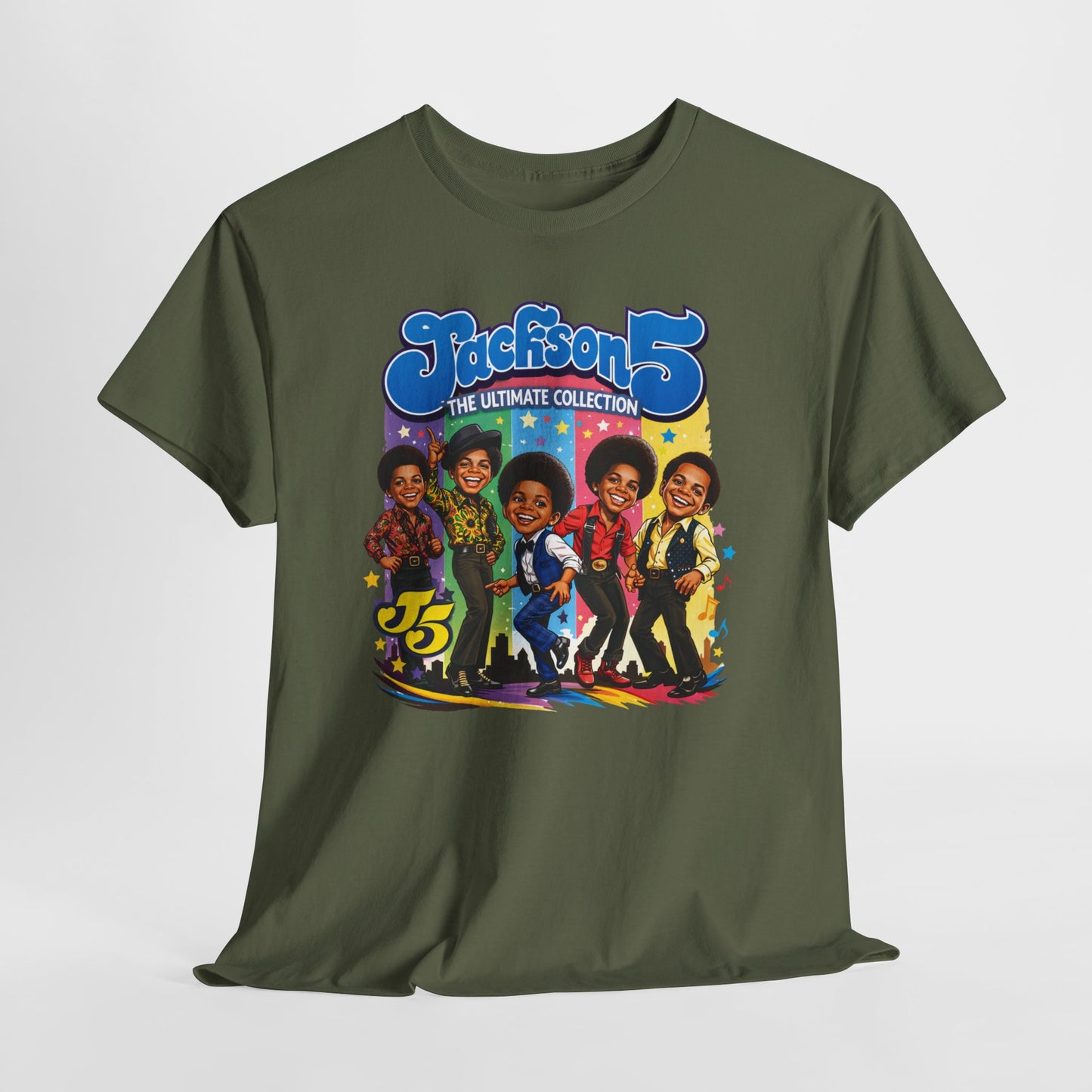Jackson 5 Retro Graphic Tee — 'The Ultimate Collection' Vintage Band T-Shirt