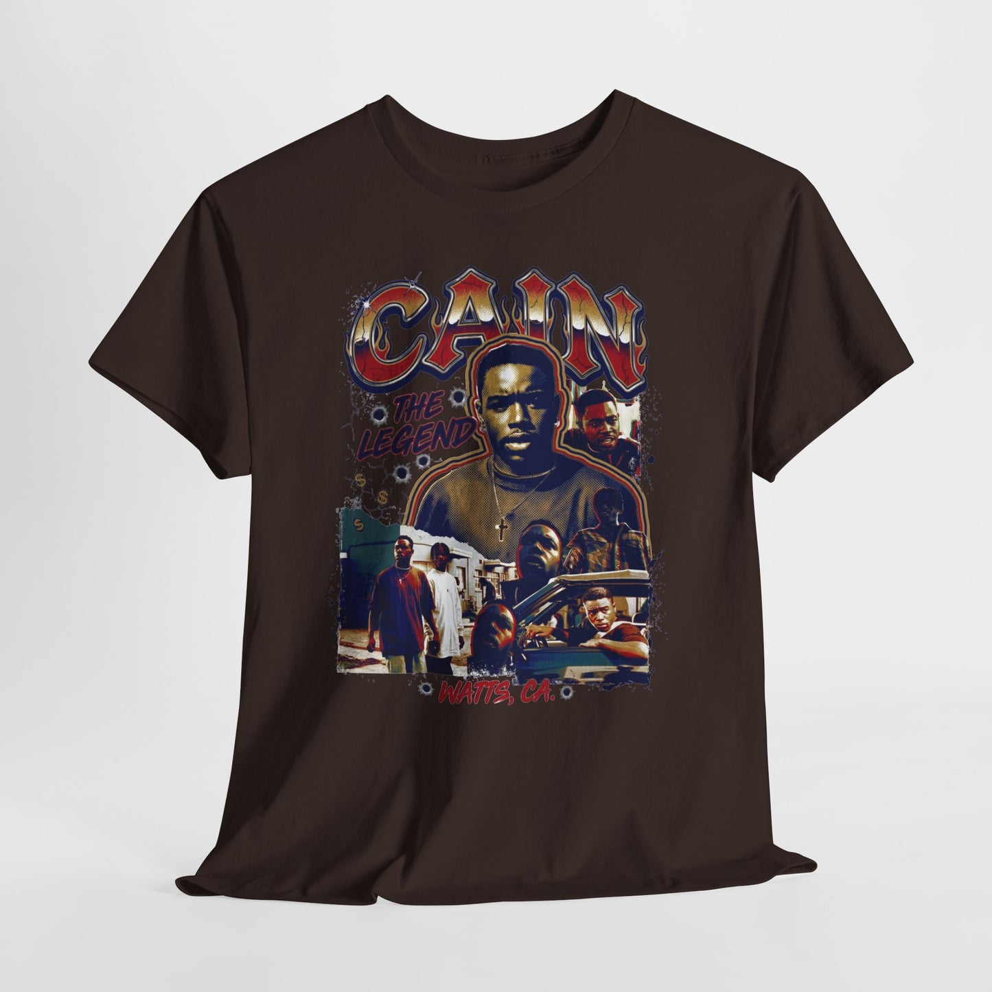 Cain "The Legend" Graphic Tee — Vintage Menace II Society T-Shirt