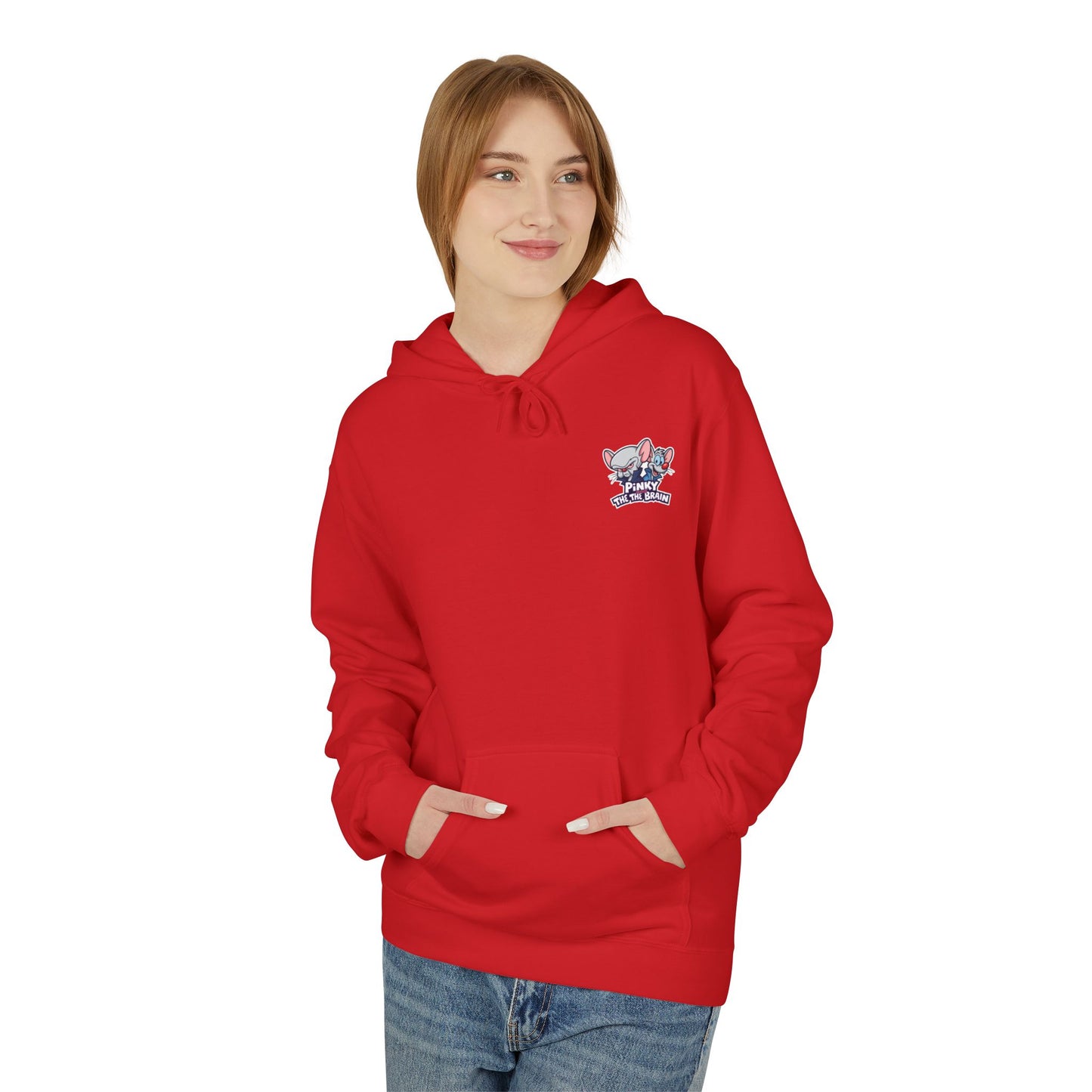 Pinky and the Brain "Time to Take Over the World" Midweight Softstyle Fleece Hoodie