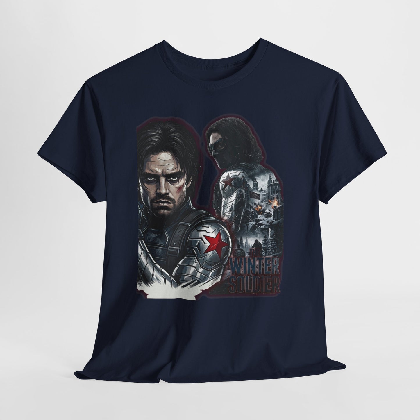 The Winter Soldier - Armored Vigilante Portrait T-Shirt