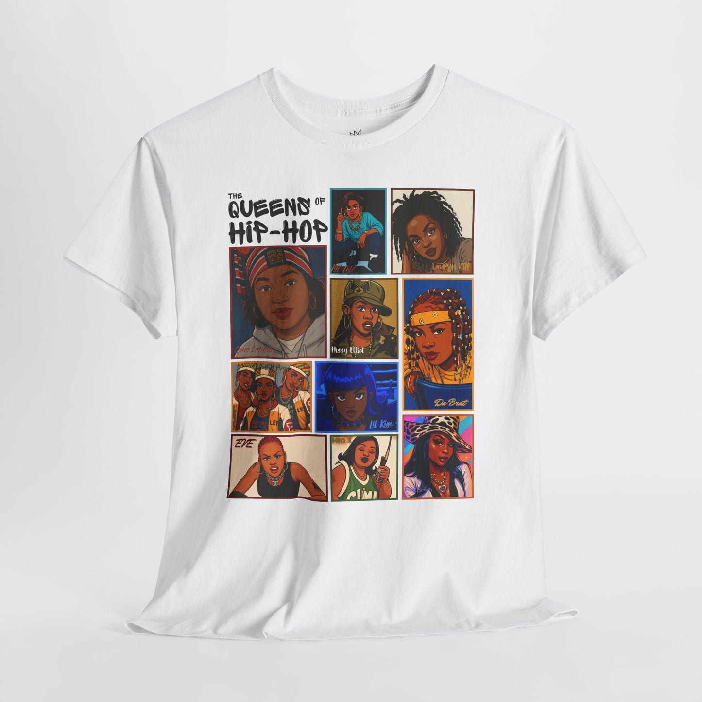 Hip-Hop Queens Tee, Unisex Cotton T-Shirt, Statement Shirt, Music Lover Gift, Casual Everyday Wear, Trendy Graphic Tee