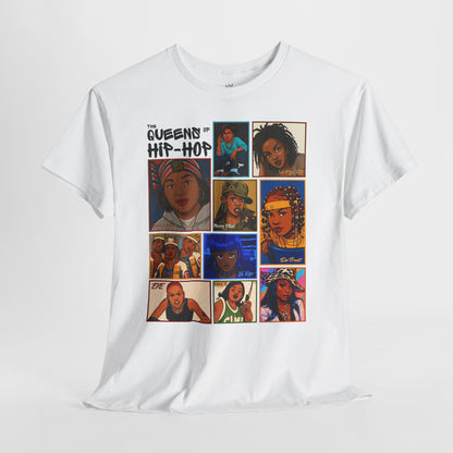 Hip-Hop Queens Tee, Unisex Cotton T-Shirt, Statement Shirt, Music Lover Gift, Casual Everyday Wear, Trendy Graphic Tee