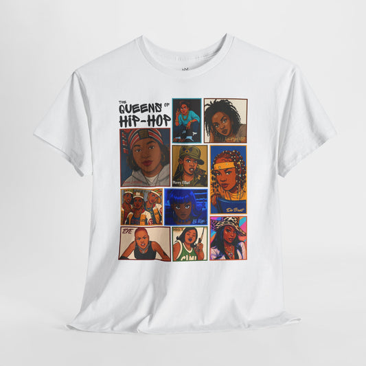 Hip-Hop Queens Tee, Unisex Cotton T-Shirt, Statement Shirt, Music Lover Gift, Casual Everyday Wear, Trendy Graphic Tee