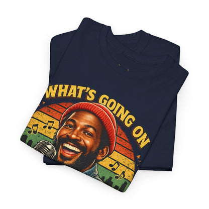 Marvin Gaye Tribute Tee, Vintage Music T-Shirt, Unisex Cotton Tee, Retro Style Shirt, Gift for Music Lovers, Perfect for Concerts