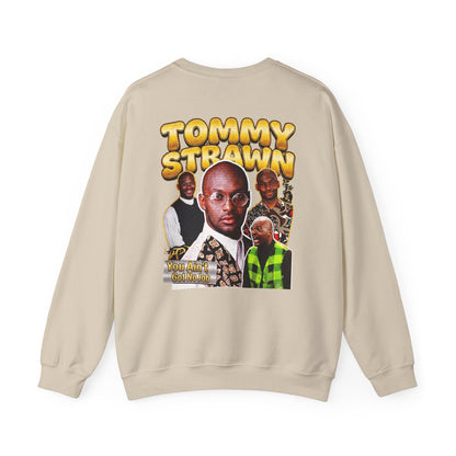Martin Graphic Crewneck Sweatshirt — Vintage Retro Tommy Strawn Photo Collage