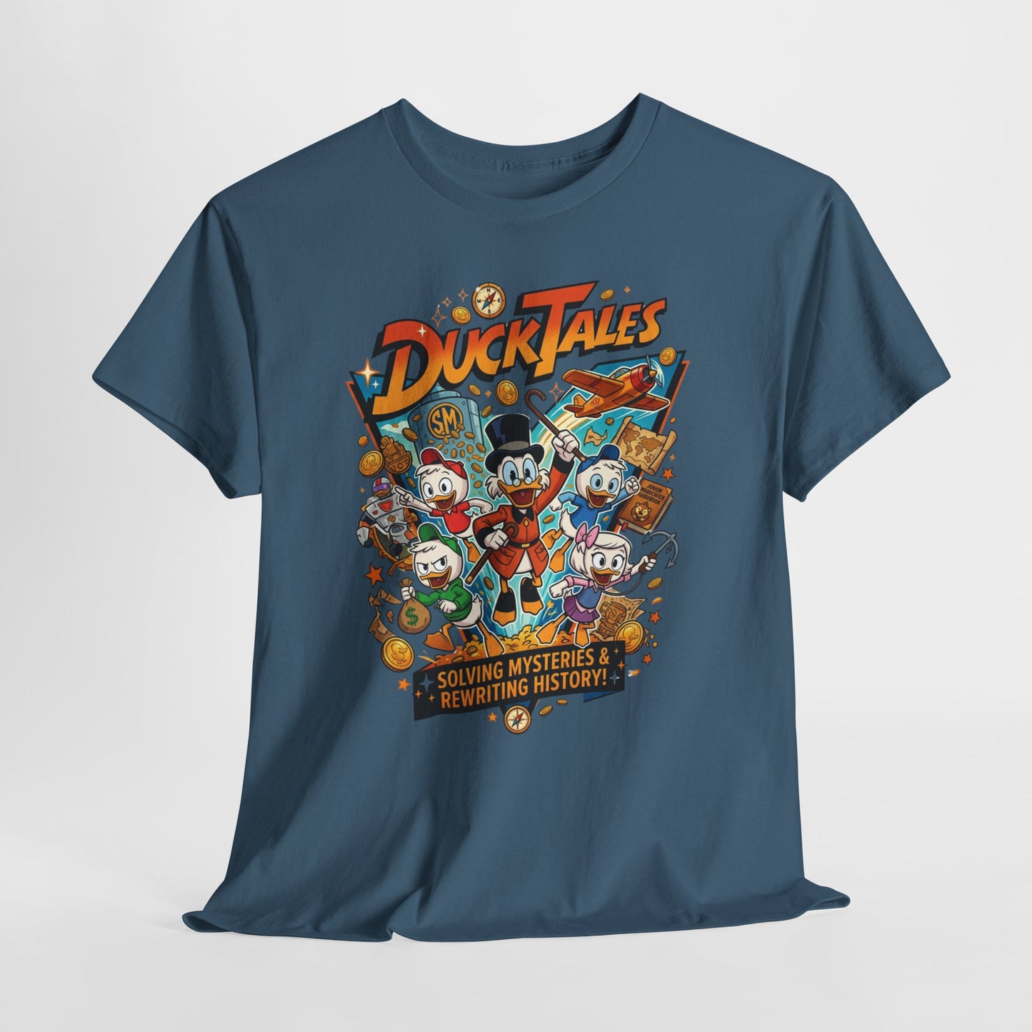 DuckTales Graphic Tee — Retro Scrooge & Nephews Adventure Shirt