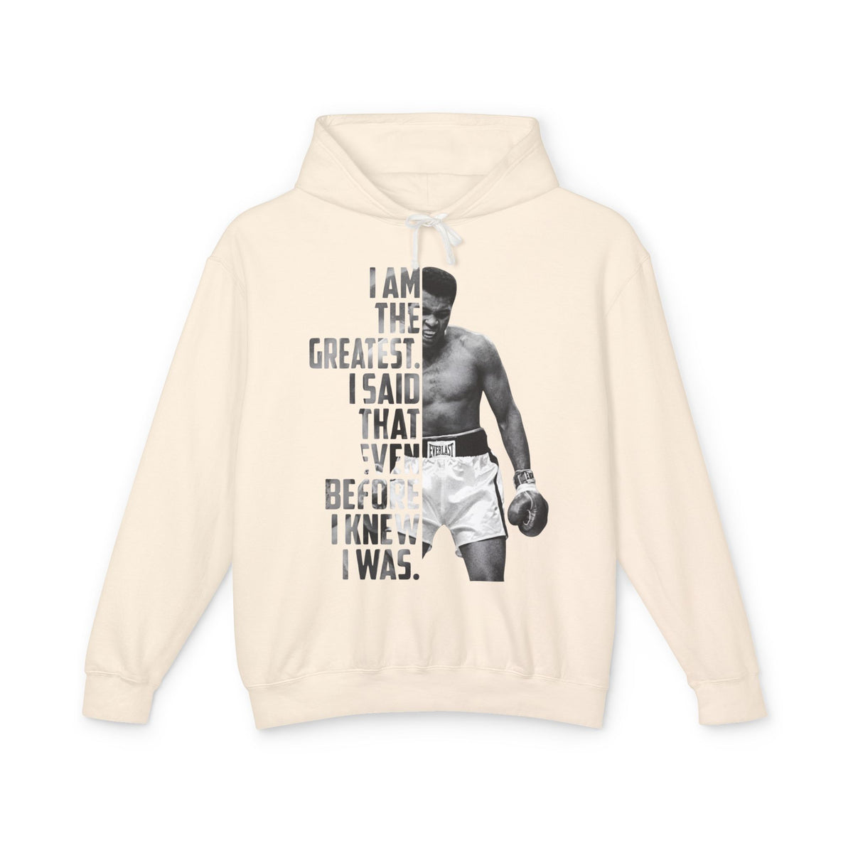 Boxing Champion 'I Am The Greatest' Hoodie - Vintage Boxing Quote Sweatshirt