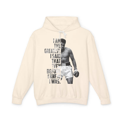 Boxing Champion 'I Am The Greatest' Hoodie - Vintage Boxing Quote Sweatshirt
