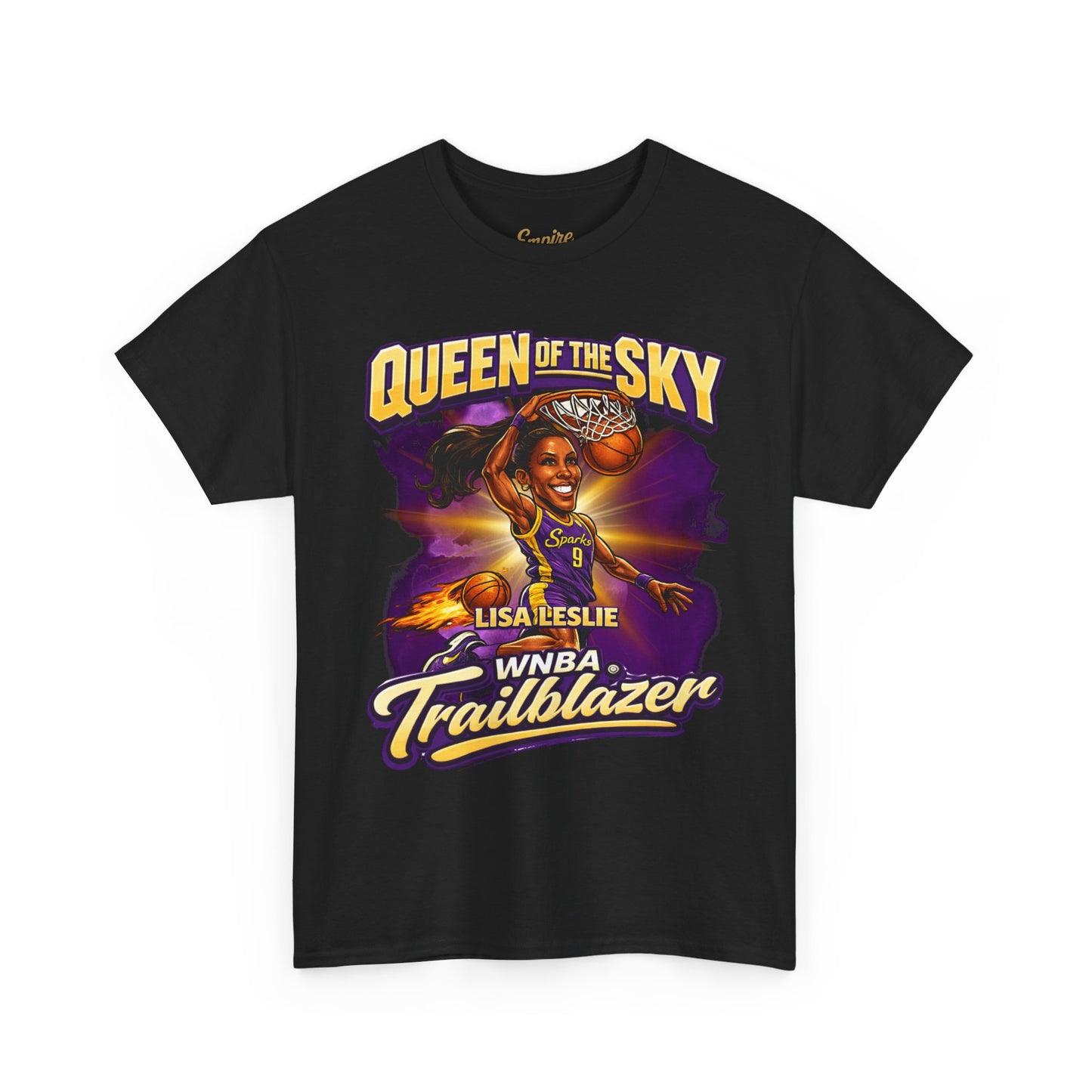 "Queen of the Sky" Lisa Leslie Trailblazer Basketball Tee