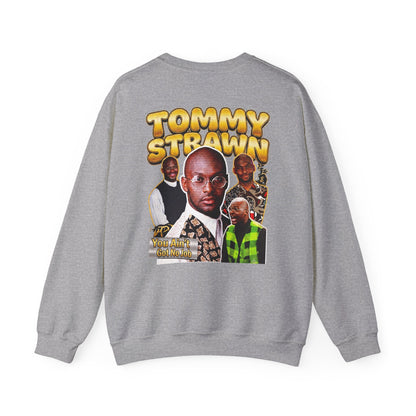 Martin Graphic Crewneck Sweatshirt — Vintage Retro Tommy Strawn Photo Collage
