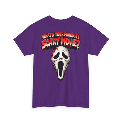 Scary Guy "Let's Get Stabby" Halloween Tee — Scream Mask Horror Movie T-Shirt