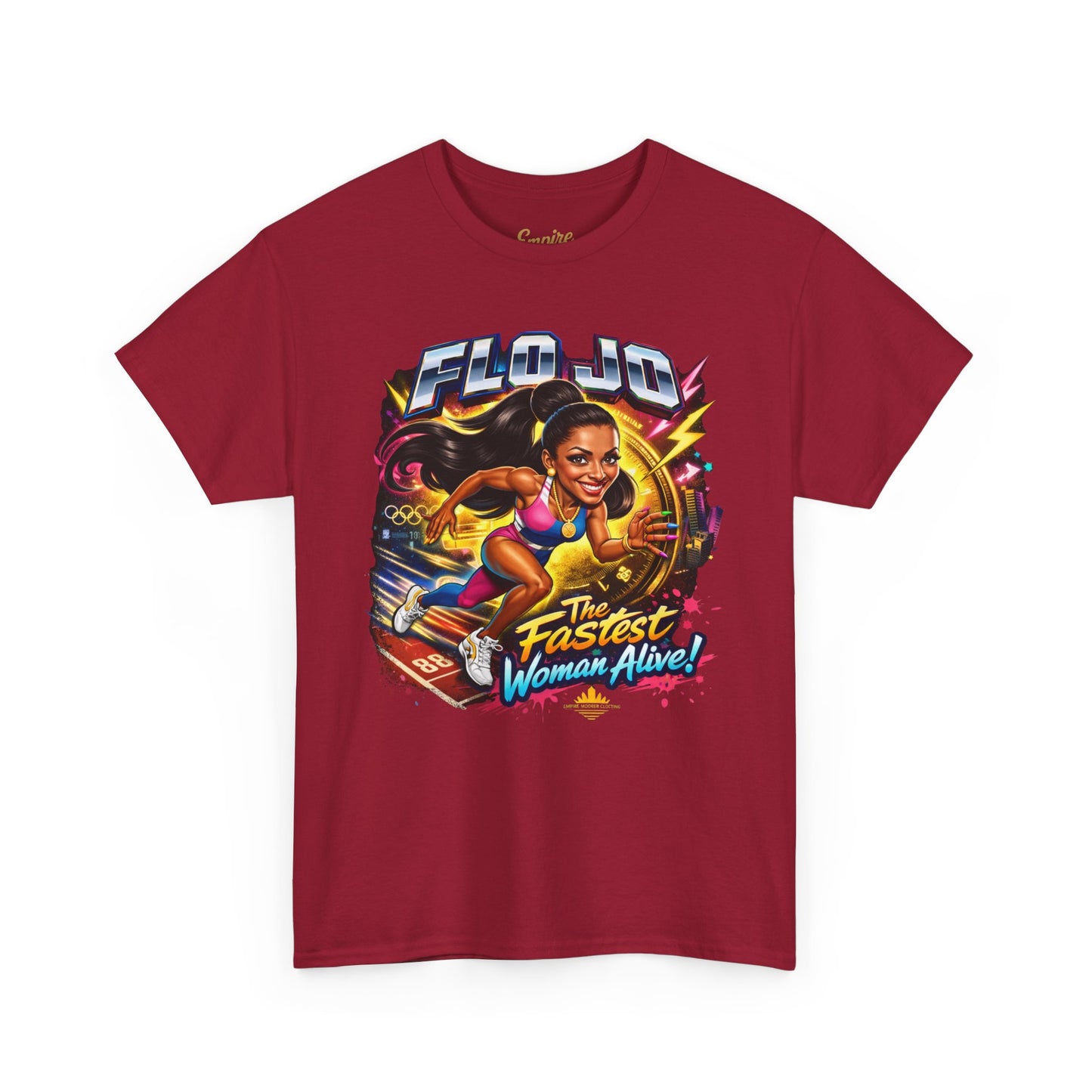 Sprint Legend T-Shirt — "The Fastest Woman Alive" Track & Field Tribute