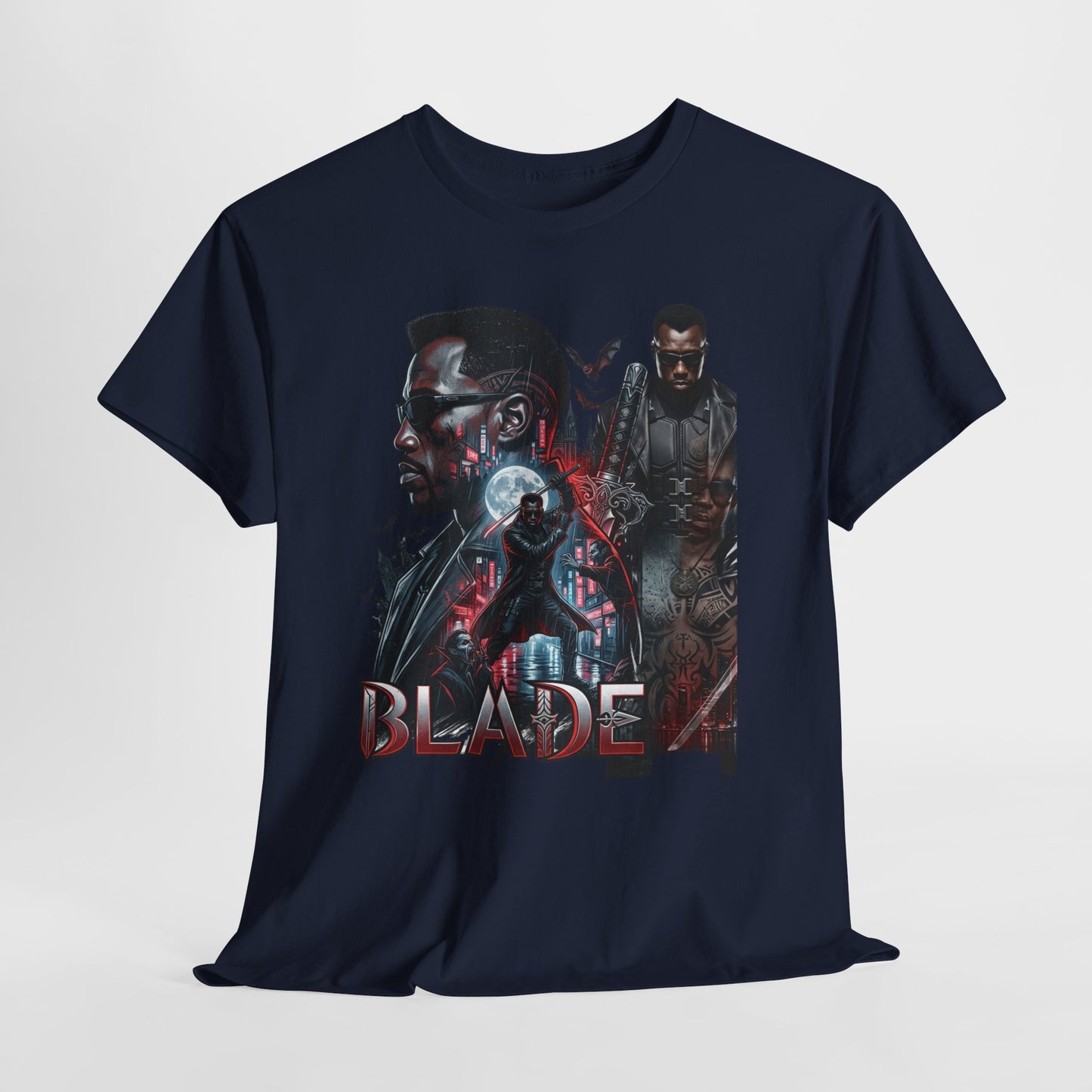 Blade Movie Graphic Tee — Vampire Hunter Retro Poster T-Shirt