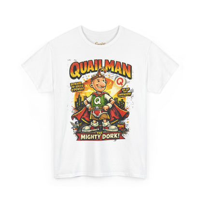 Quailman Mighty Dork T-Shirt — Retro Cartoon Graphic Tee