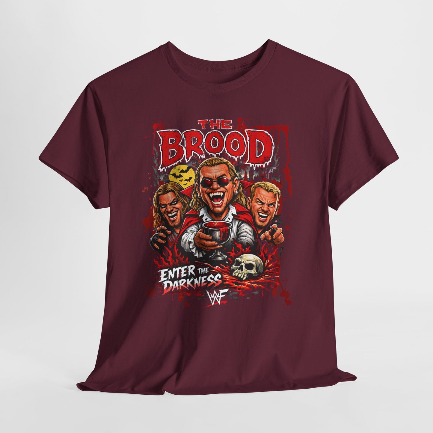 The Brood Horror Band Tee — “Enter the Darkness” Graphic T-Shirt