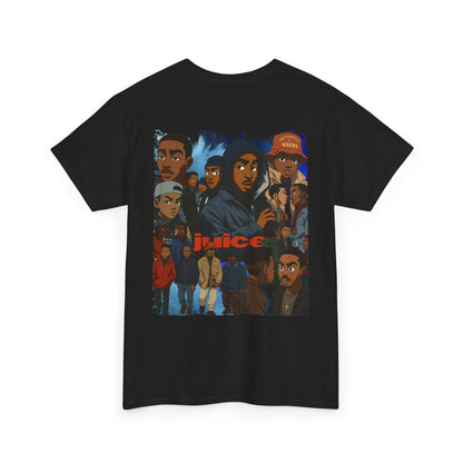 Juice Movie Tribute Unisex Heavy Cotton Tee - Vintage Graphic Tee for Hip-Hop Fans