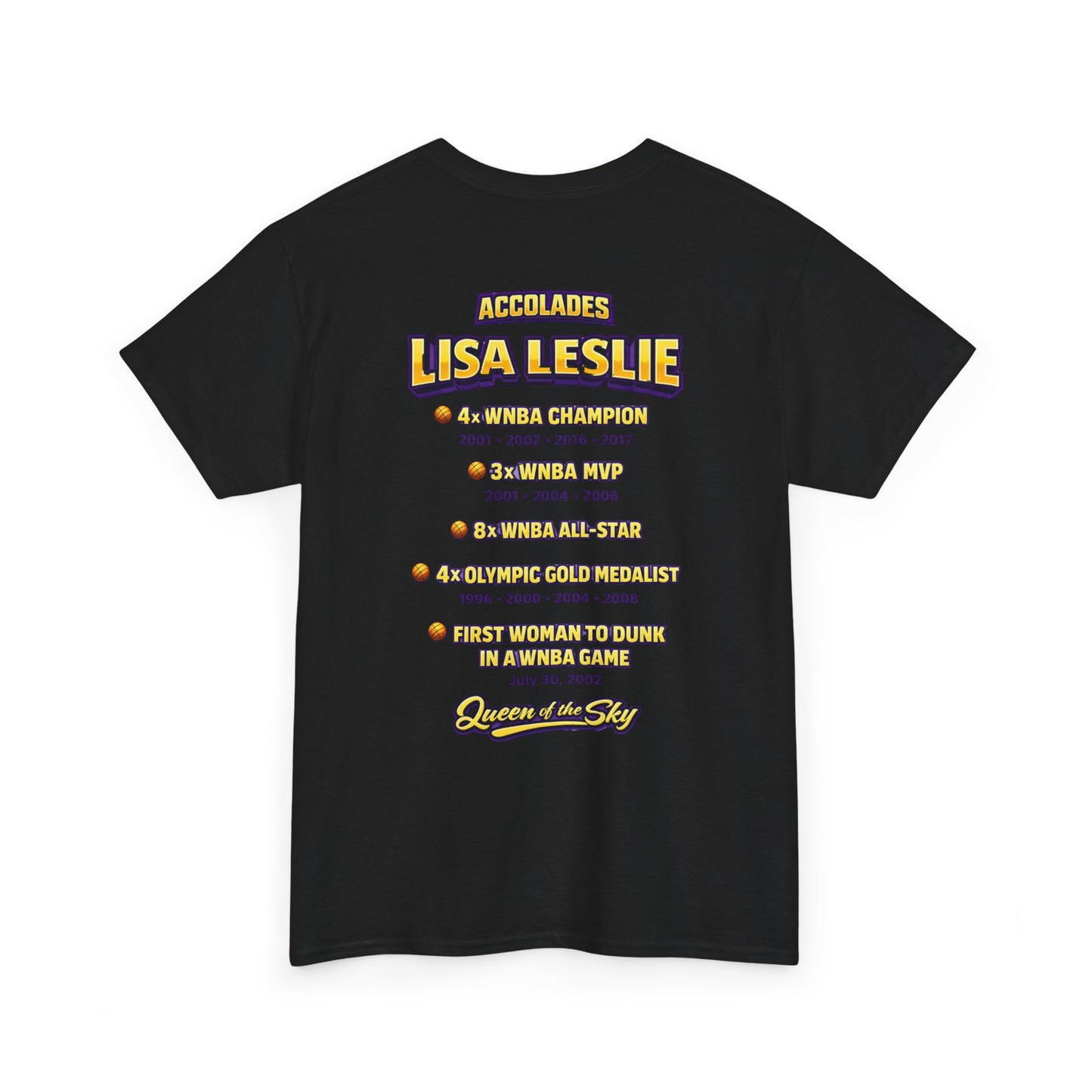 "Queen of the Sky" Lisa Leslie Trailblazer Basketball Tee