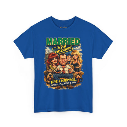Married with Children Retro TV Tee — Vintage Sitcom Graphic Shirt