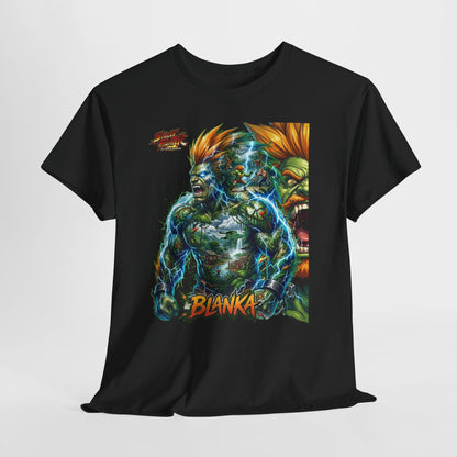 Blanka Lightning Warrior Tee — Retro Fighting Game Graphic T-Shirt