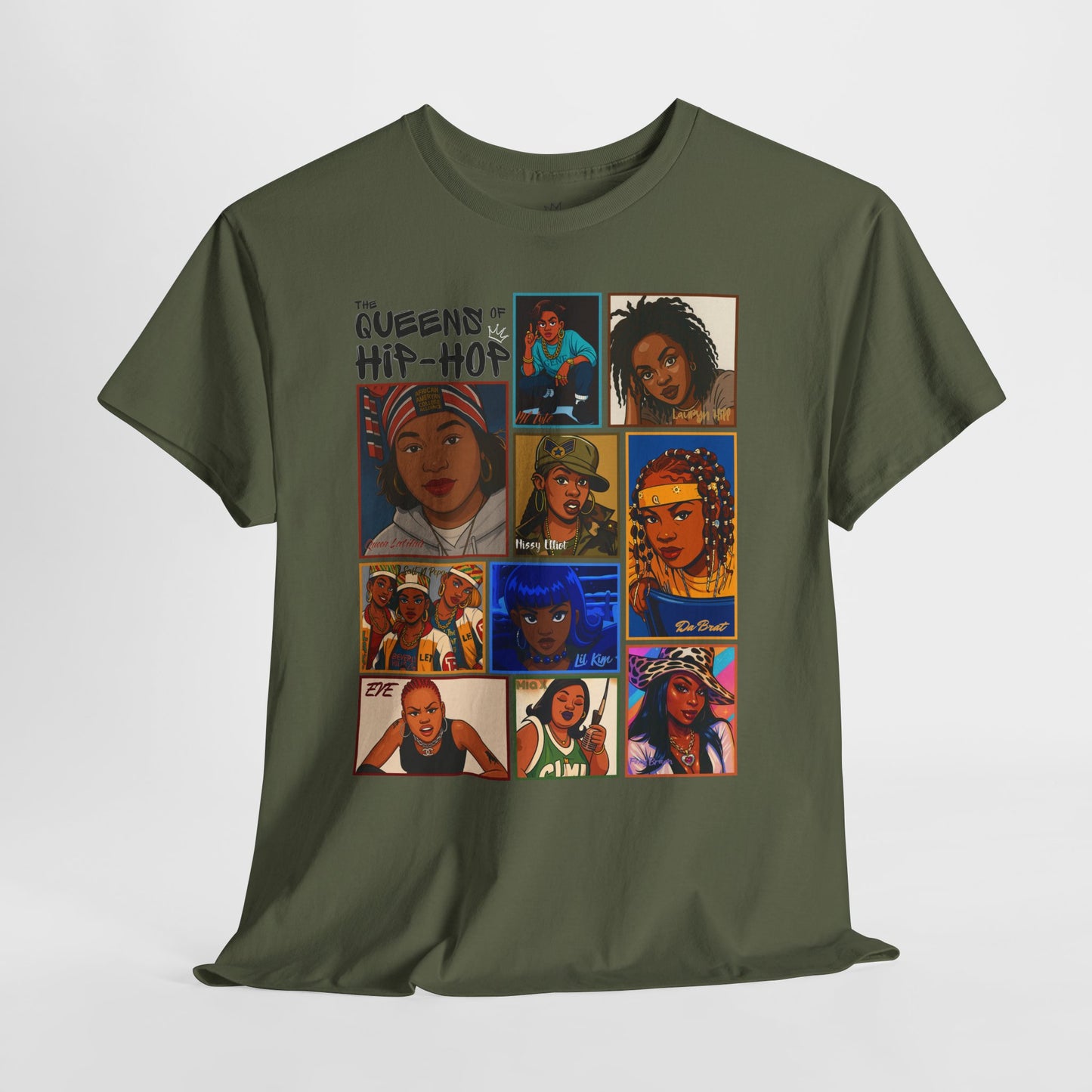Hip-Hop Queens Tee, Unisex Cotton T-Shirt, Statement Shirt, Music Lover Gift, Casual Everyday Wear, Trendy Graphic Tee