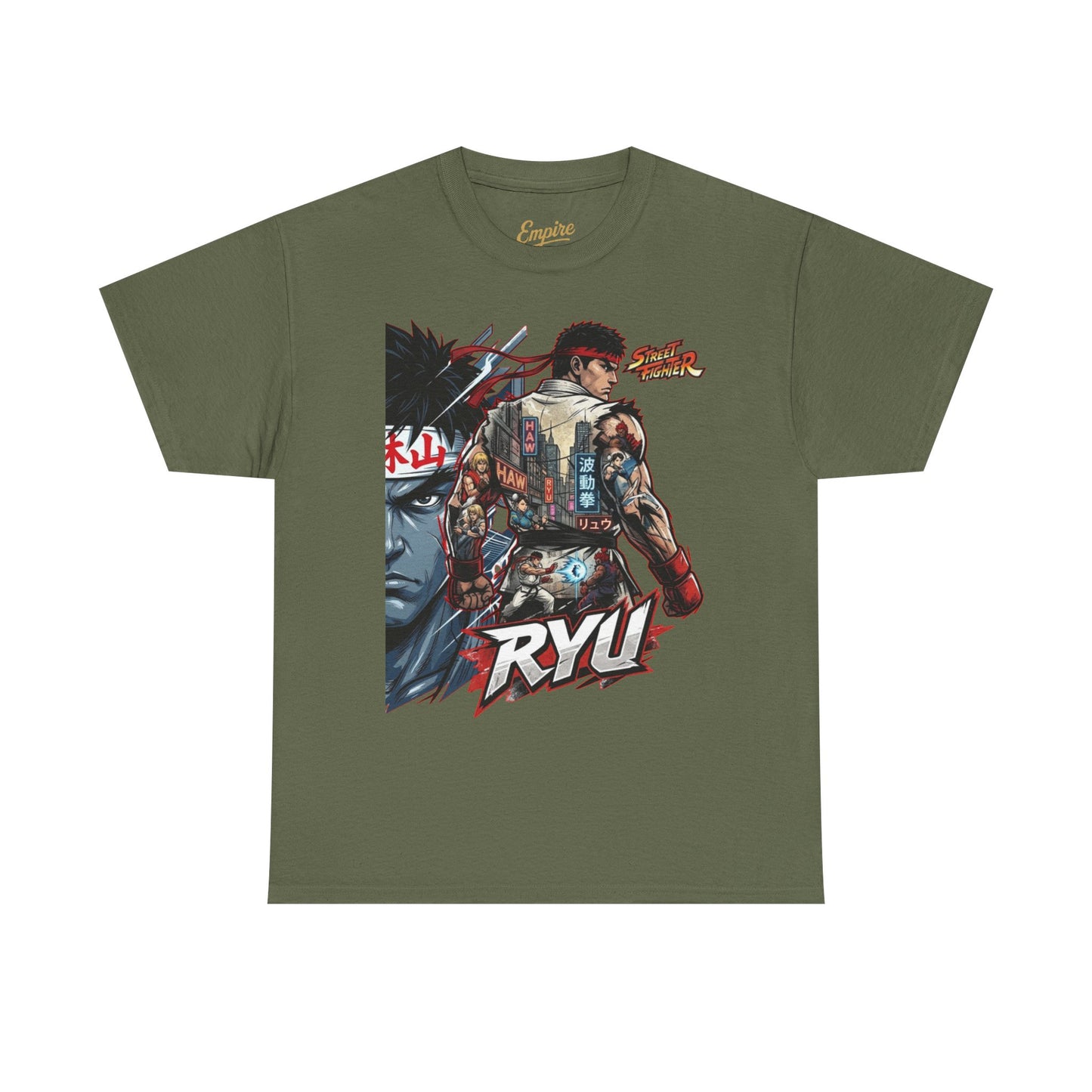 Ryu Street Fighter Graphic Tee — Vintage Fighter Art T-Shirt