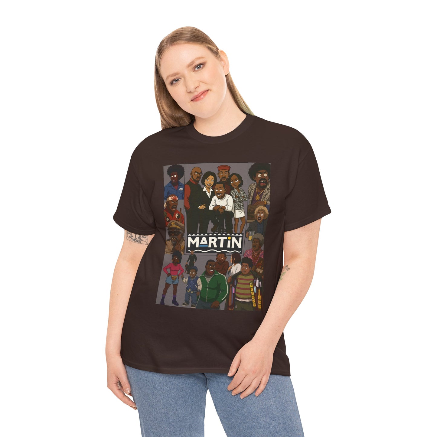 Vintage Martin T-Shirt - Unisex Heavy Cotton Tee for Nostalgic Fans