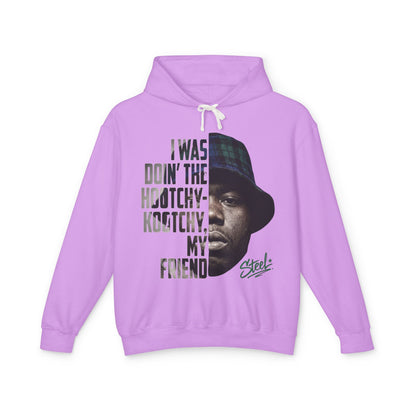 Steel "Juice" Hootchy Kootchy Hoodie – Vintage Movie Portrait Pullover