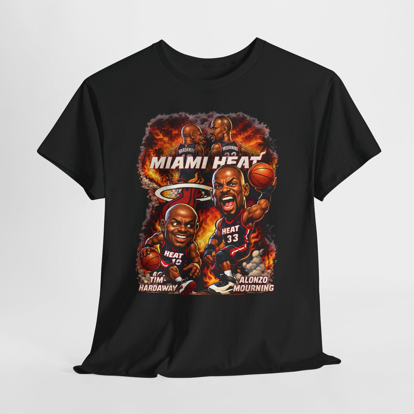 Miami Heat Retro Players Graphic Tee — Vintage Basketball Fan Shirt