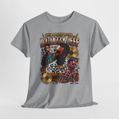 DJ Jazzy Jeff Tribute Tee — "The Magnificent DJ Jazzy Jeff" Retro Hip-Hop Graphic Shirt