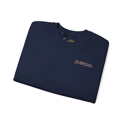 Bishop "Juice" Crewneck Sweatshirt — 'I Am Crazy But You Know What Else I Don’t Give a F**k' Graphic