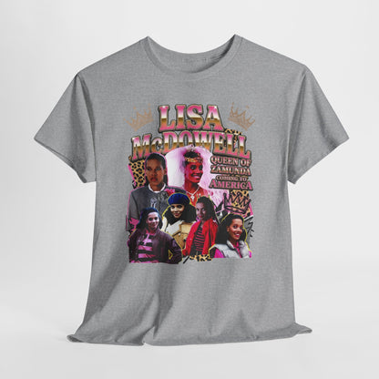 Lisa McDowell ‘90s Nostalgia Collage Tee — Coming To America Graphic Shirt