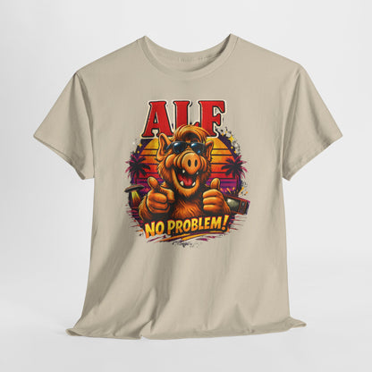 ALF “No Problem!” Graphic Tee — Retro 80s TV Character T-Shirt