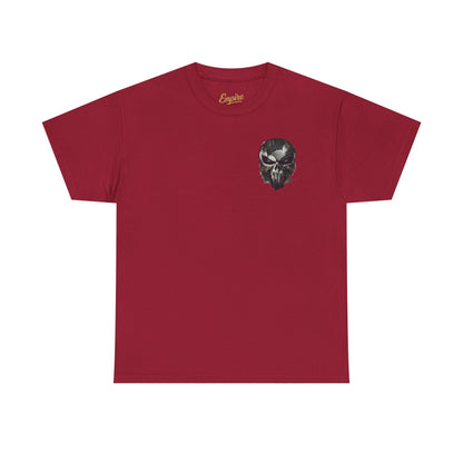 Punisher Graphic Tee — Skull Logo Front & The Punisher Portrait Back