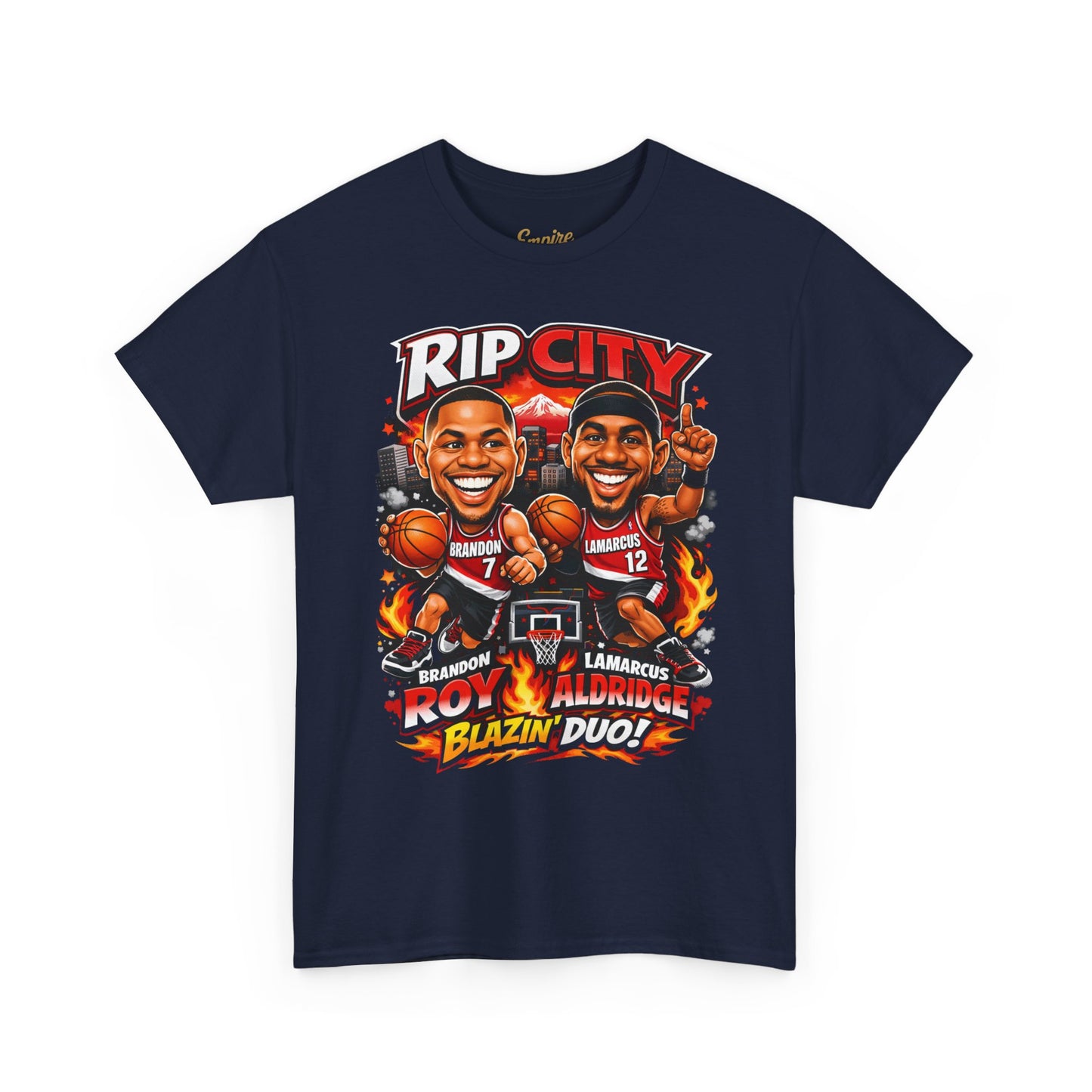 Rip City Basketball T-Shirt — Caricature Trail Blazers Fan Tee