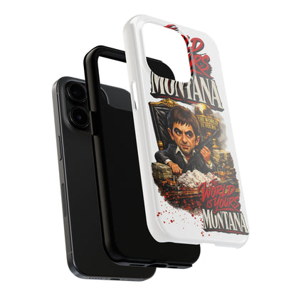 Tony Montana "The World Is Yours" Vintage Caricature Tough Phone Case