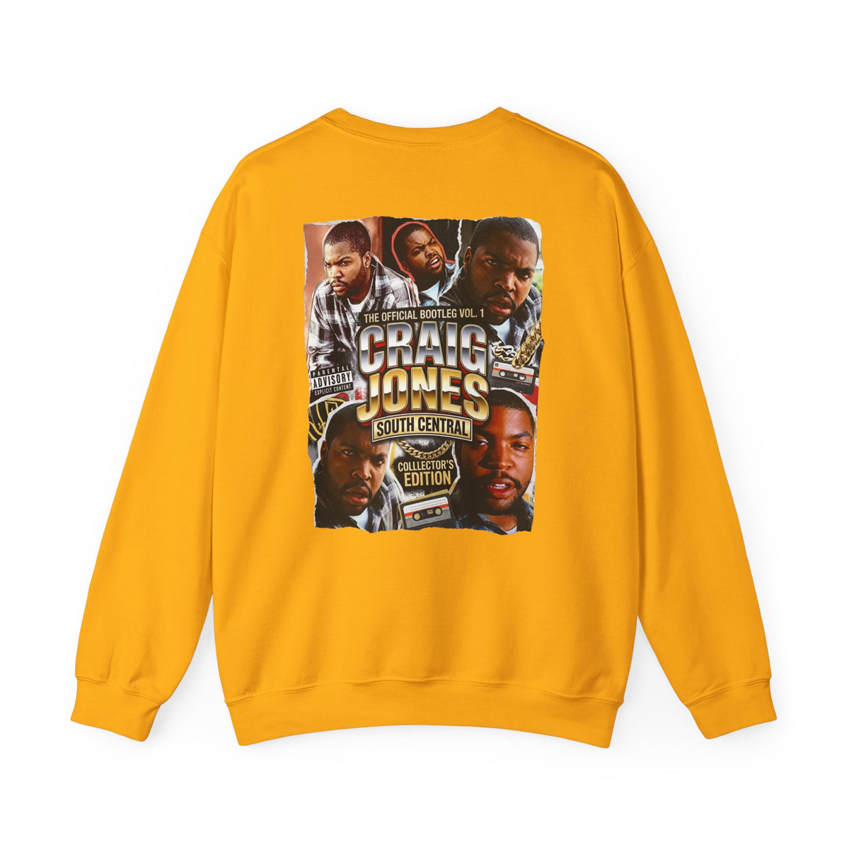 Craig Jones South Central Crewneck Sweatshirt — Retro Hip Hop Graphic Pullover