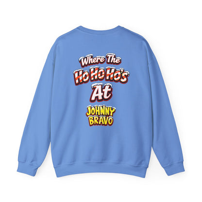Johnny B 'Sleighin' Hearts' Crewneck Sweatshirt — Where the Ho-Ho-Ho's At