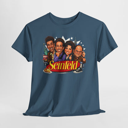 Seinfeld Cast Retro TV Logo Tee