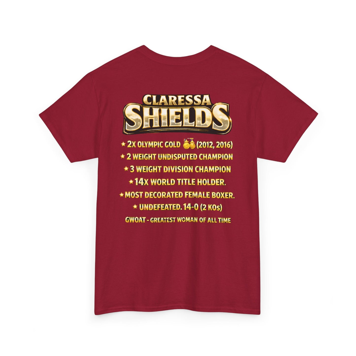 GWOAT: Claressa Shields Championship Tribute Tee