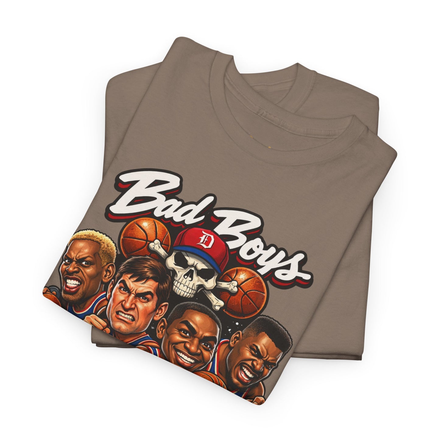 Detroit Pistons "Bad Boys" T-Shirt — Vintage Basketball Team Tee