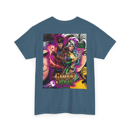 Gambit & Rogue Comic Art T‑Shirt