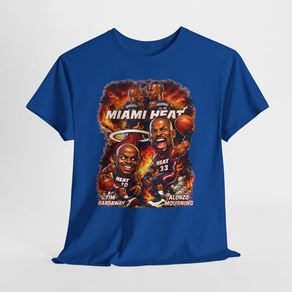 Miami Heat Retro Players Graphic Tee — Vintage Basketball Fan Shirt