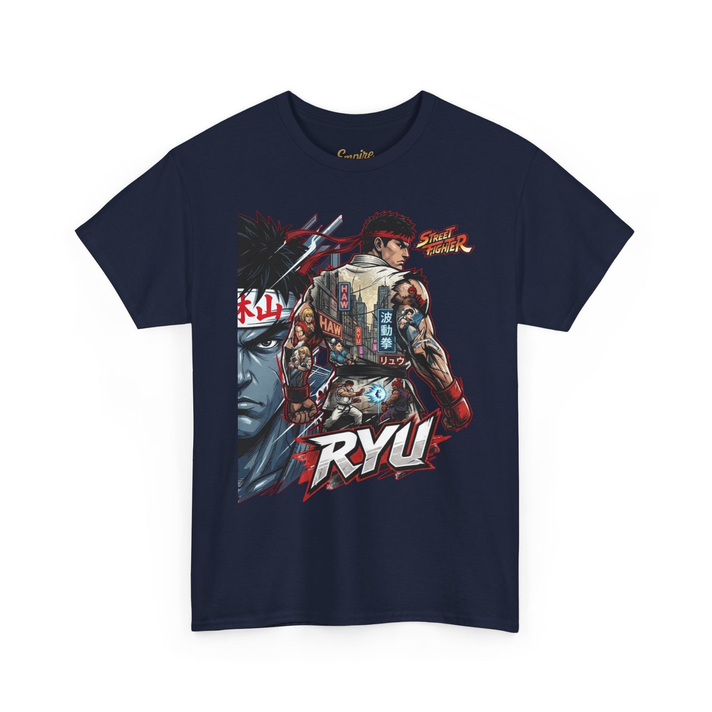 Ryu Street Fighter Graphic Tee — Vintage Fighter Art T-Shirt