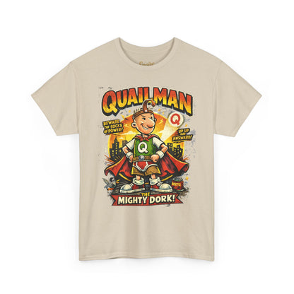 Quailman Mighty Dork T-Shirt — Retro Cartoon Graphic Tee