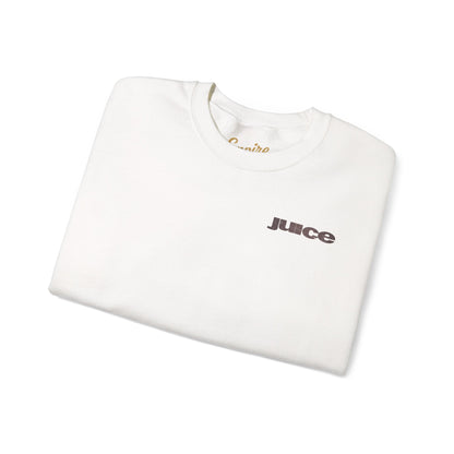 Bishop "Juice" Crewneck Sweatshirt — 'I Am Crazy But You Know What Else I Don’t Give a F**k' Graphic