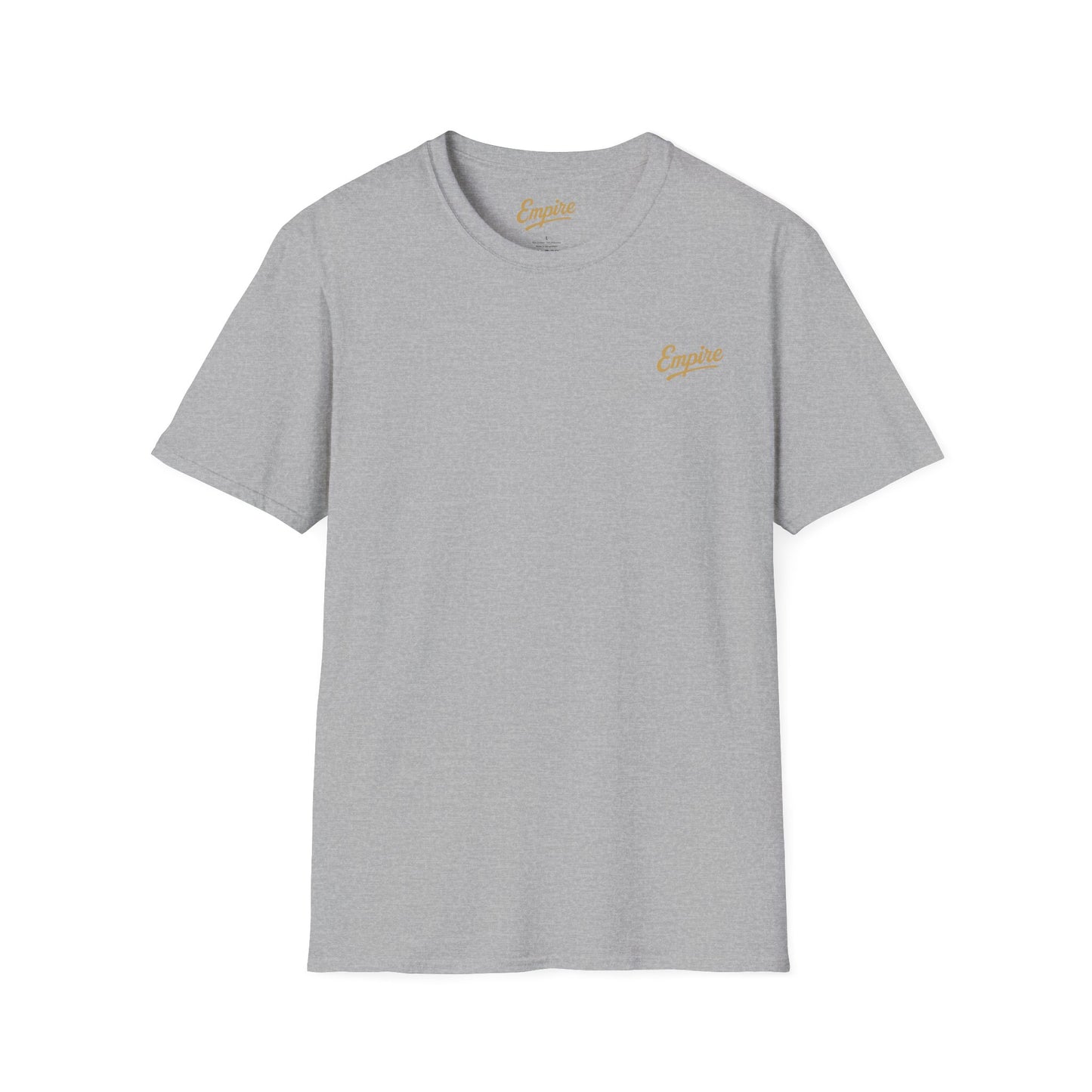 Softstyle Gold 'Empire' Logo T-Shirt