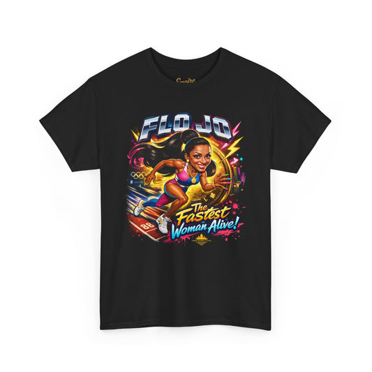 Sprint Legend T-Shirt — "The Fastest Woman Alive" Track & Field Tribute