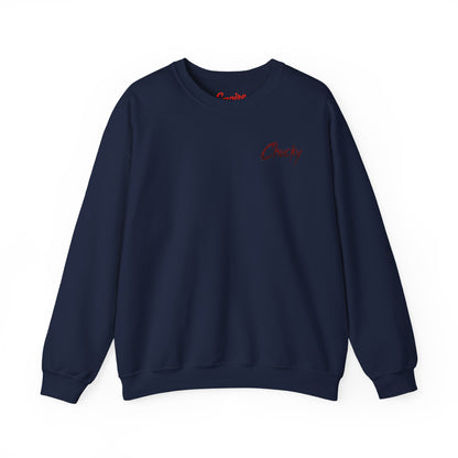 Chucky Horror Movie Graphic Crewneck Sweatshirt