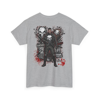 Punisher Graphic Tee — Frank Castle Skull Art Backprint